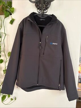 Meta Men's Black Lightweight Softshell Jacket